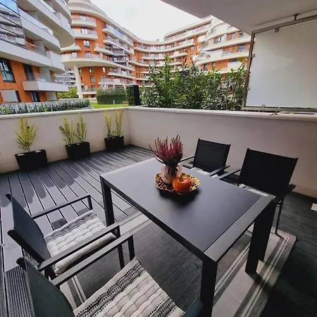شقة Apartament Wislane Tarasy Free Parking كراكوفيا